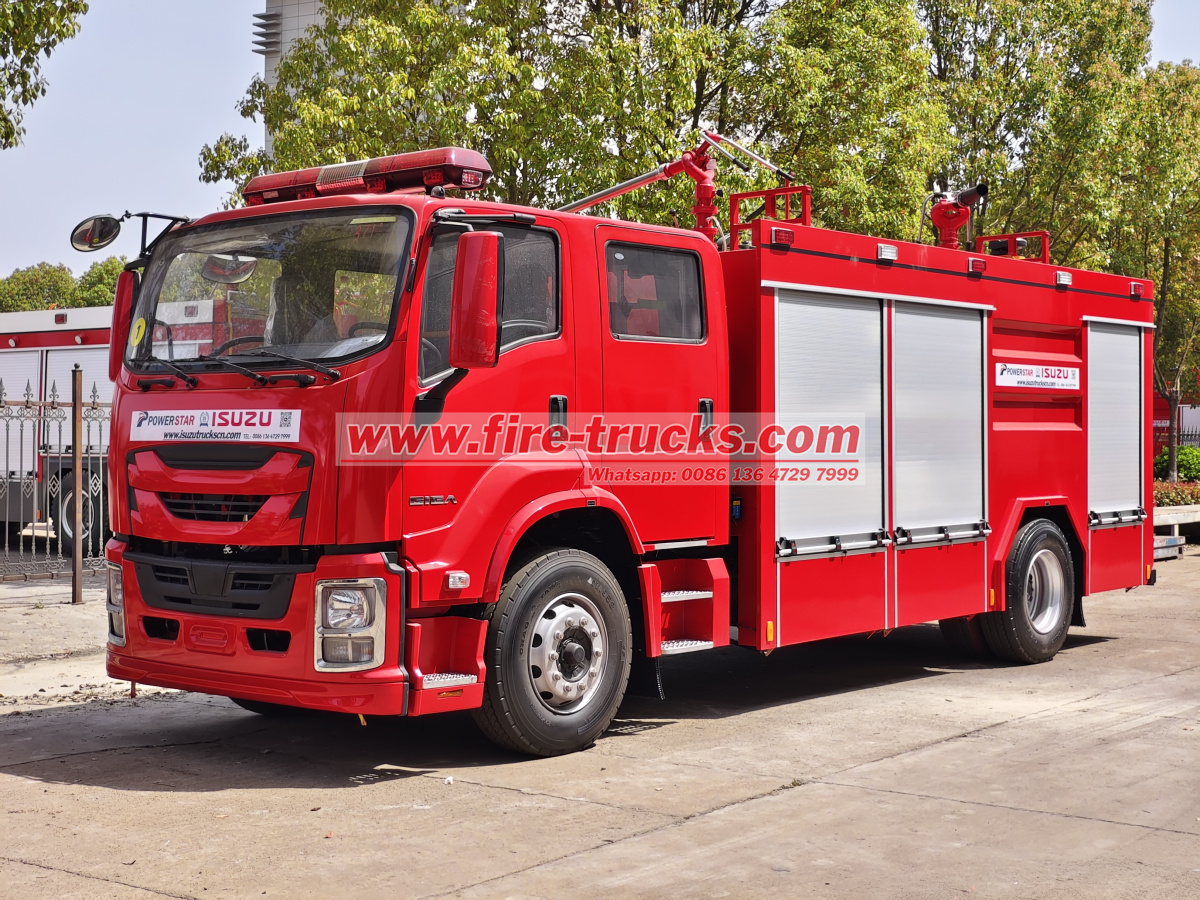 Custom Isuzu Powder Fire Engine Trucks