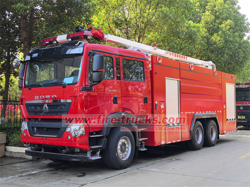 HOWO 6×4 water tower fire truck HOWO 6×4 water tower fire truck