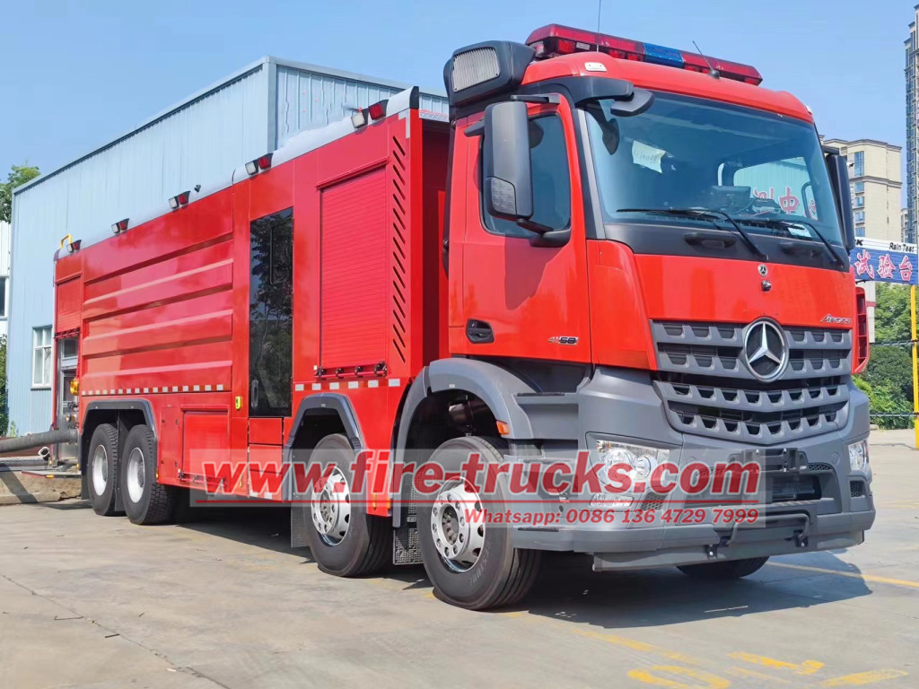 Saudi Arabia Benz Actros 580hp heavy foam fire truck