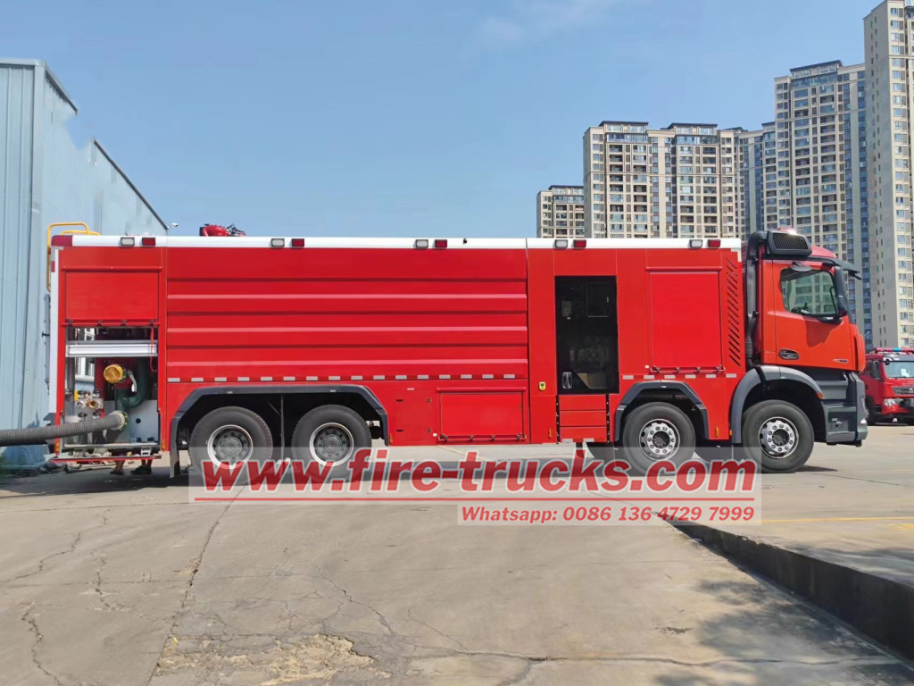 Saudi Arabia Benz Actros 580hp heavy foam fire truck