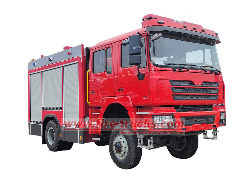 Shacman 4×4 fire tanker truck