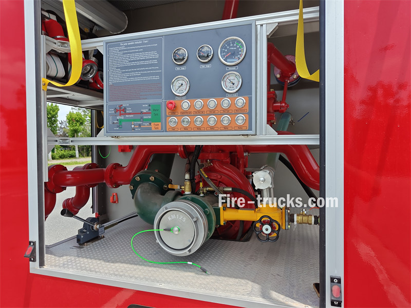 Fire truck English control panel