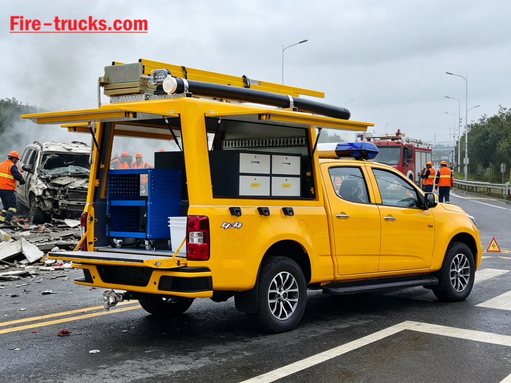 ISUZU Pickup with Utility Service Truck Bodies
