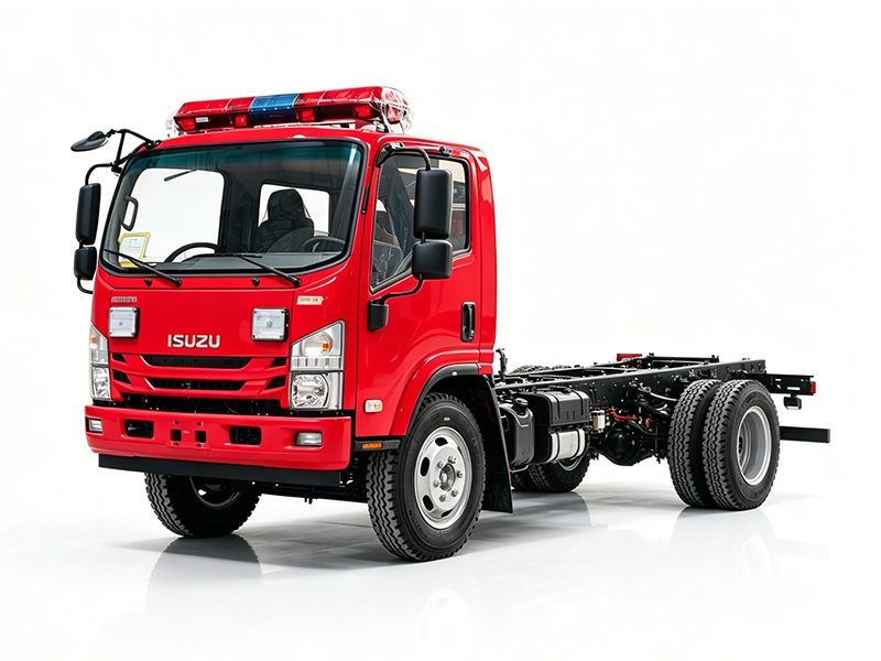 ISUZU NPR 4x2 Chemical Plant Foam Fire Fighting Truck