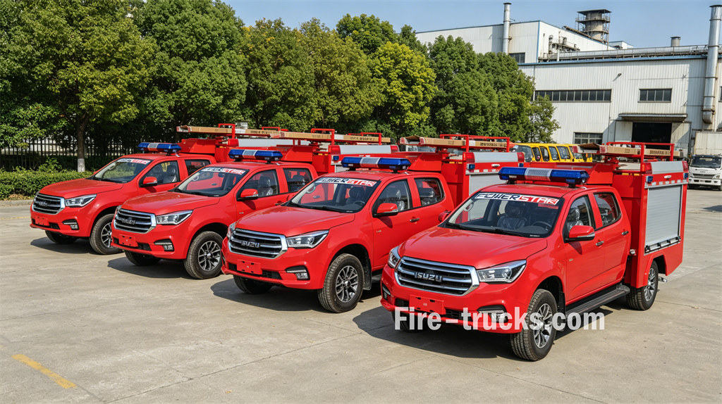 Moldova ISUZU pickup 600L fire engine Moldova ISUZU pickup 600L fire engine