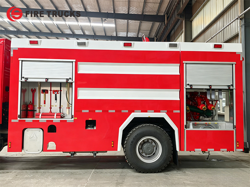 foam fire tender equipment Room