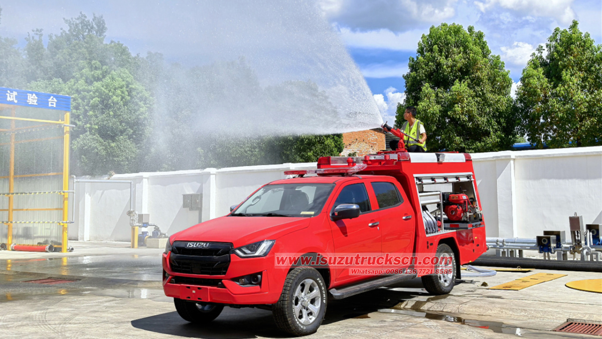 ISUZU Rescue and Rapid Intervention Vehicle Technical Drawing