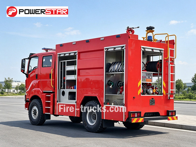 ISUZU GIGA 4x4 Official Rescue Fire Truck for Albania Road Accident Fire ISUZU GIGA 4x4 Official Rescue Fire Truck for Albania Road Accident Fire