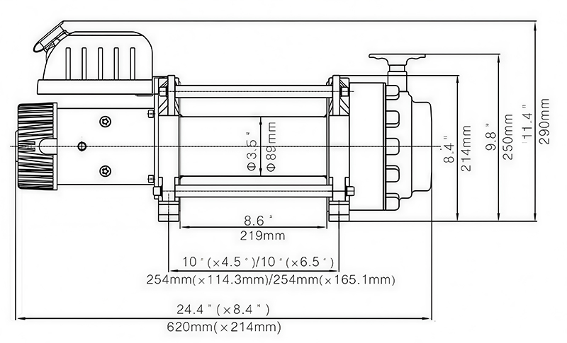 rescue fire truck towing device structure diagram