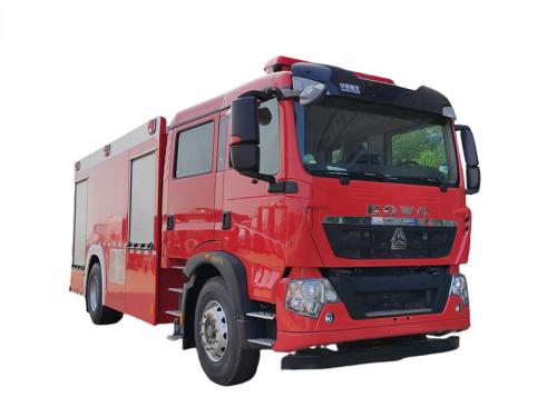HOWO 8000L foam unit fire truck