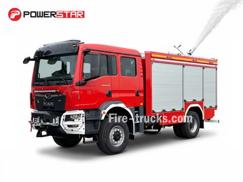 MAN Rescue Fire Pumper Truck 4x4 - PowerStar Trucks