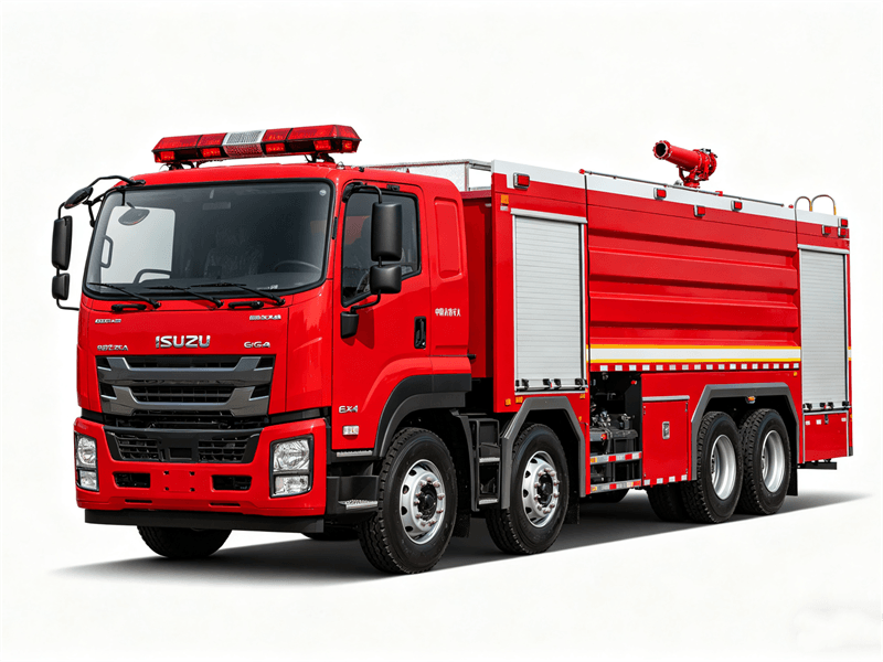 Пожарная машина с порошком